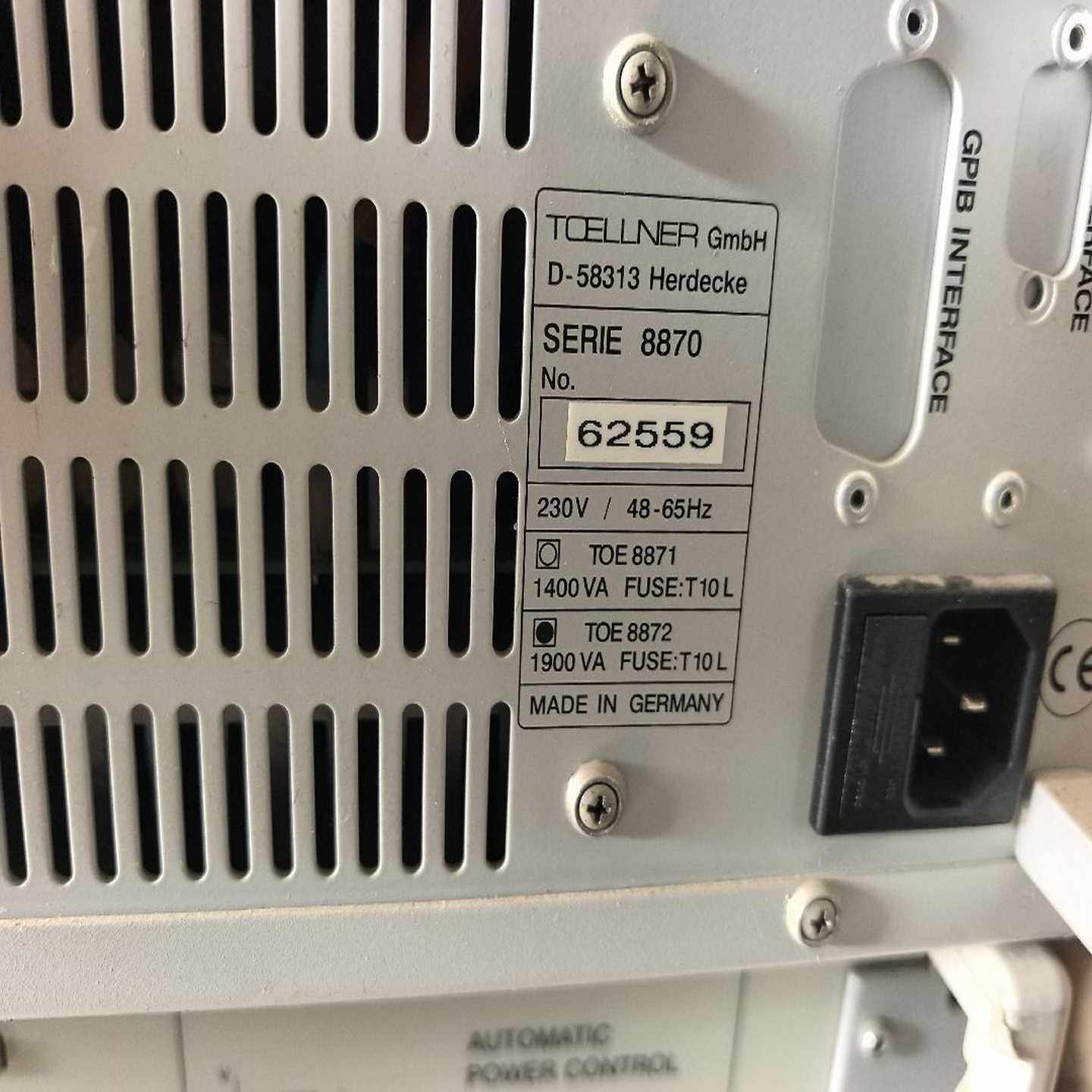 德国TOELLNER直流可调电源TOE8872--议价商品