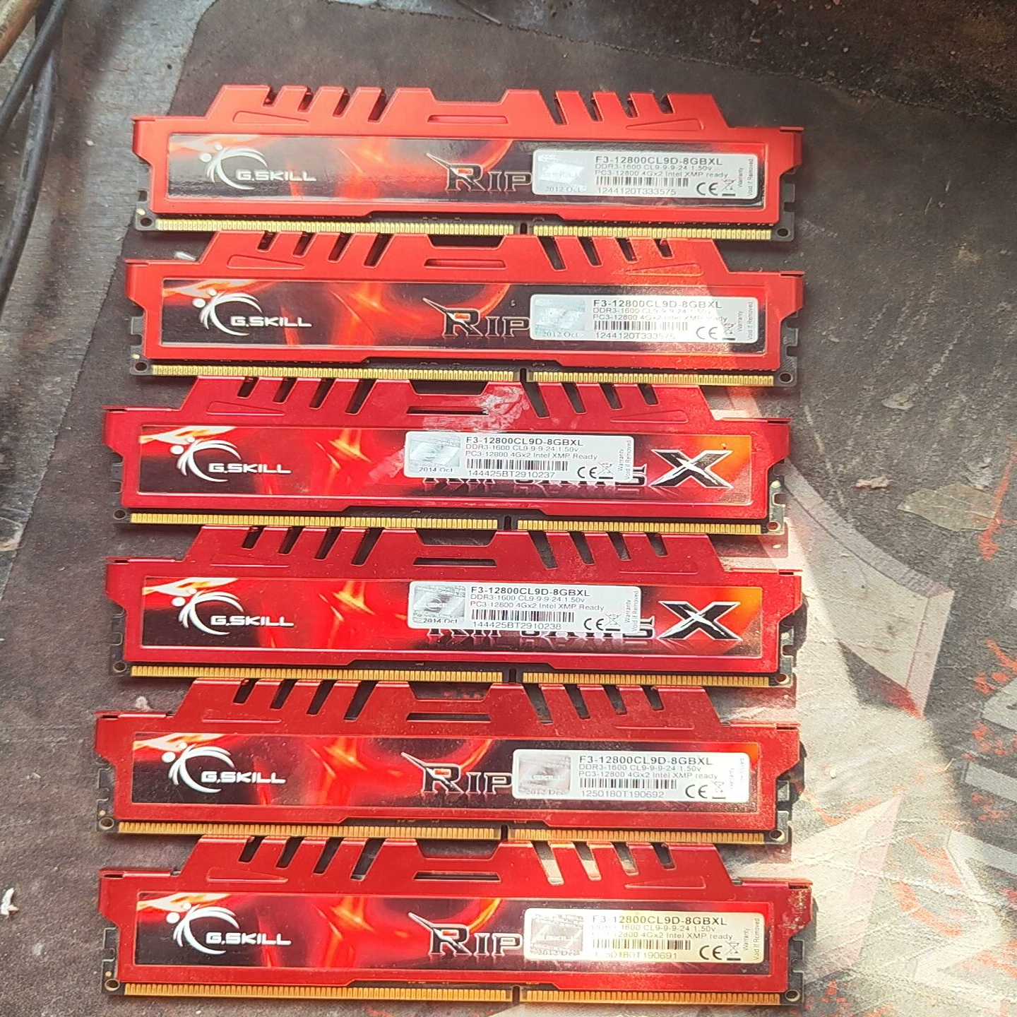 芝奇ddr316004gx2内存条连号套条好用无询价