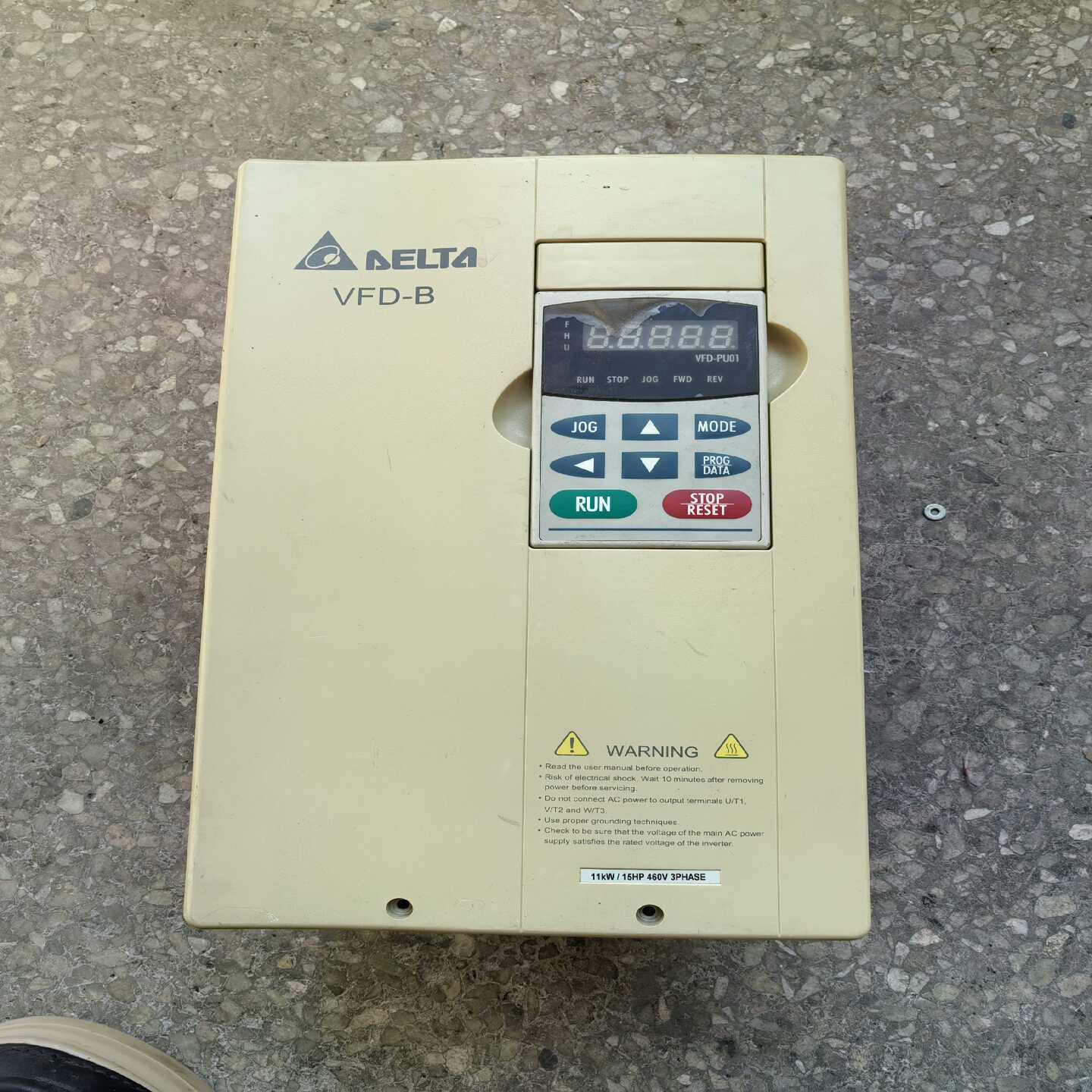 台达变频器11KWVFD075B43A，已上电测询价