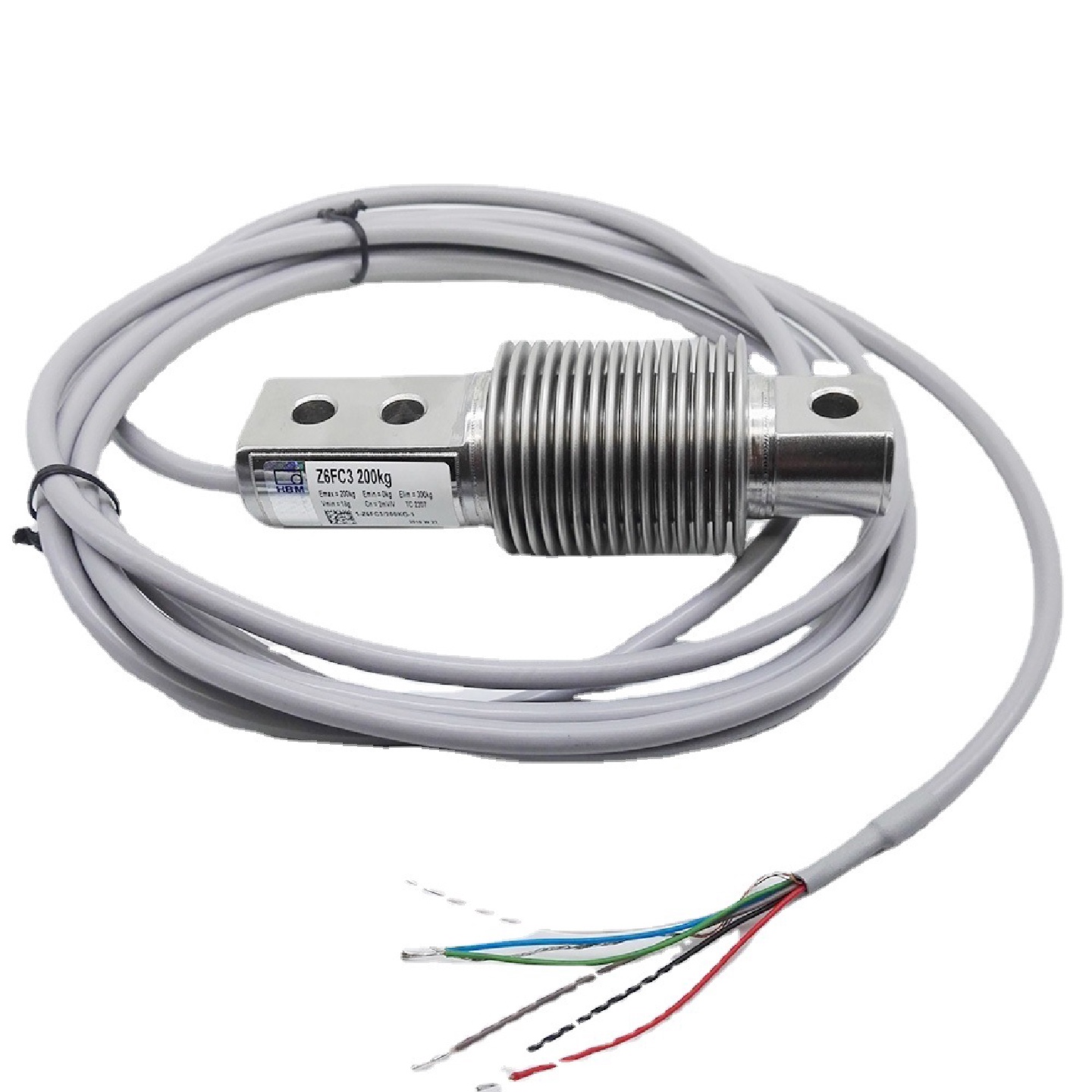 德国HBM1-Z6FC3/50kg-1100kg200kg不锈钢波纹管荷重传感器