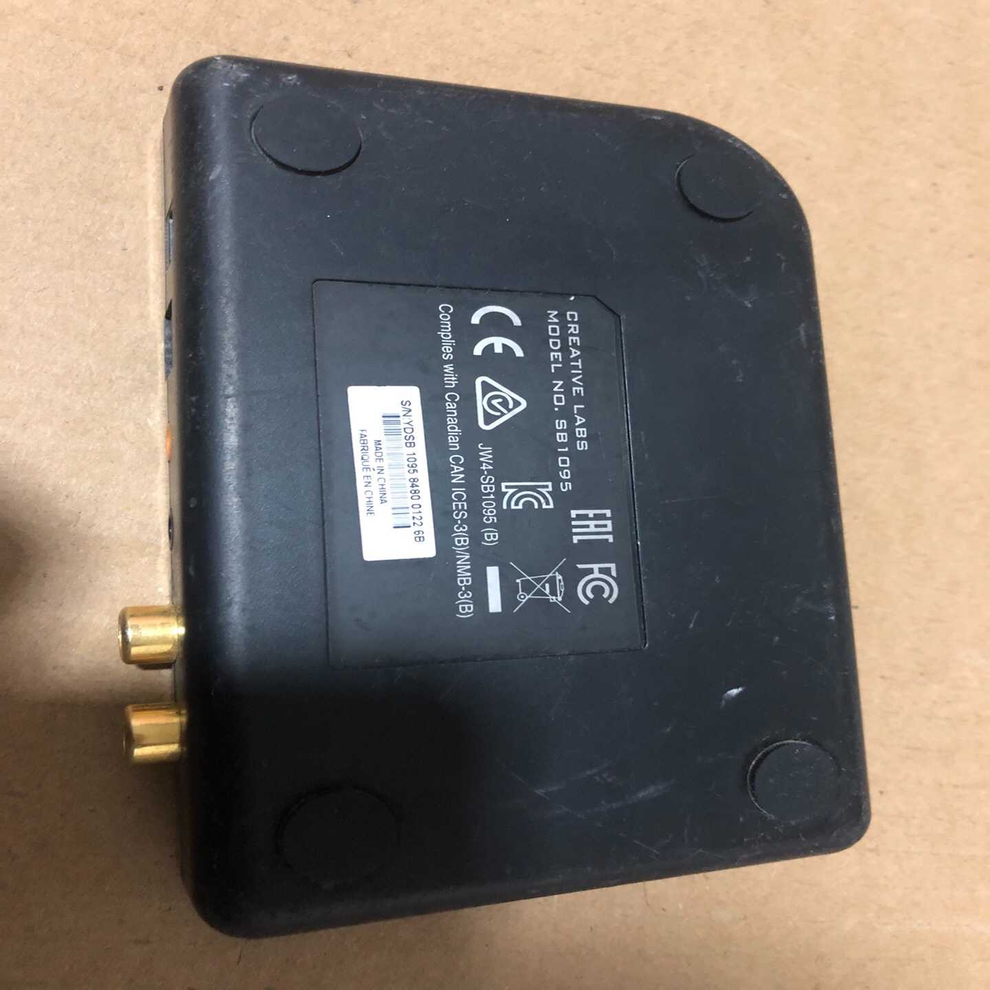 议价创新SB1095声卡5.1声道外置USyB声卡,功能正常,现货/维修