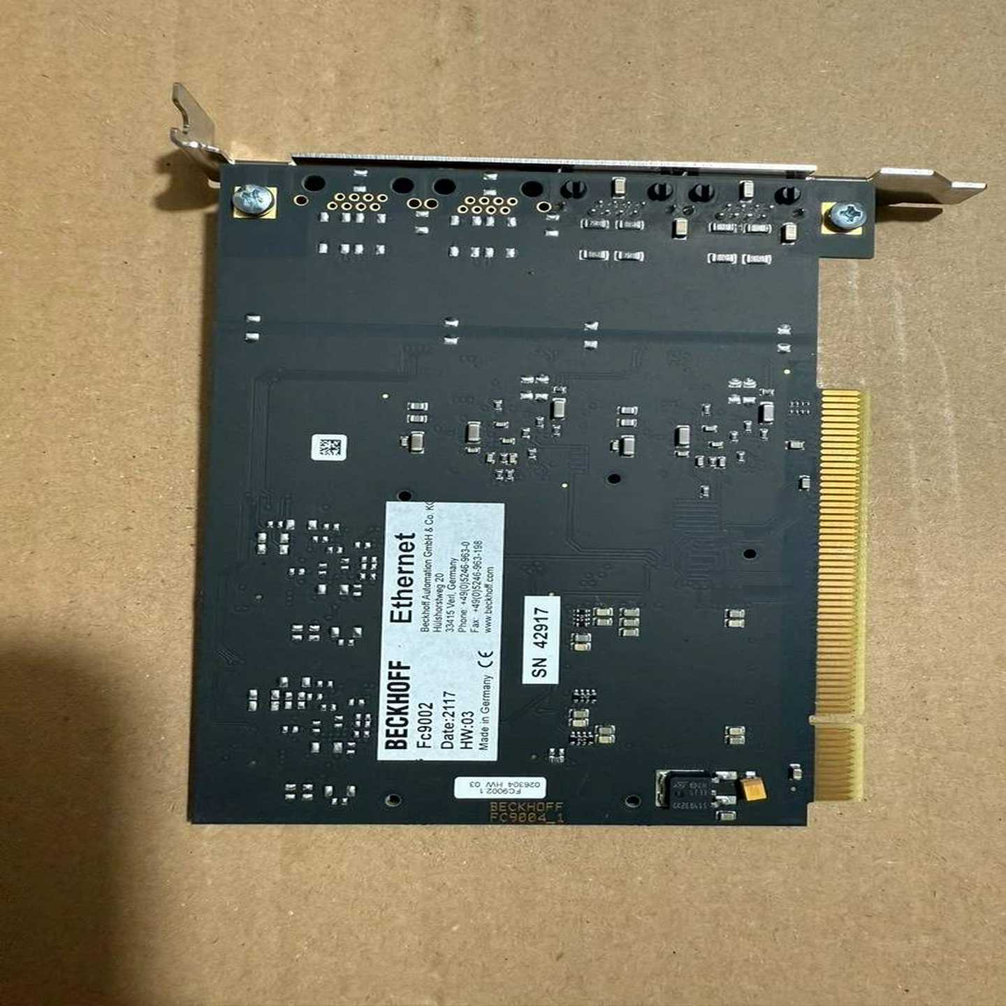 BECKHOFF倍福FC9002Ethernet通讯