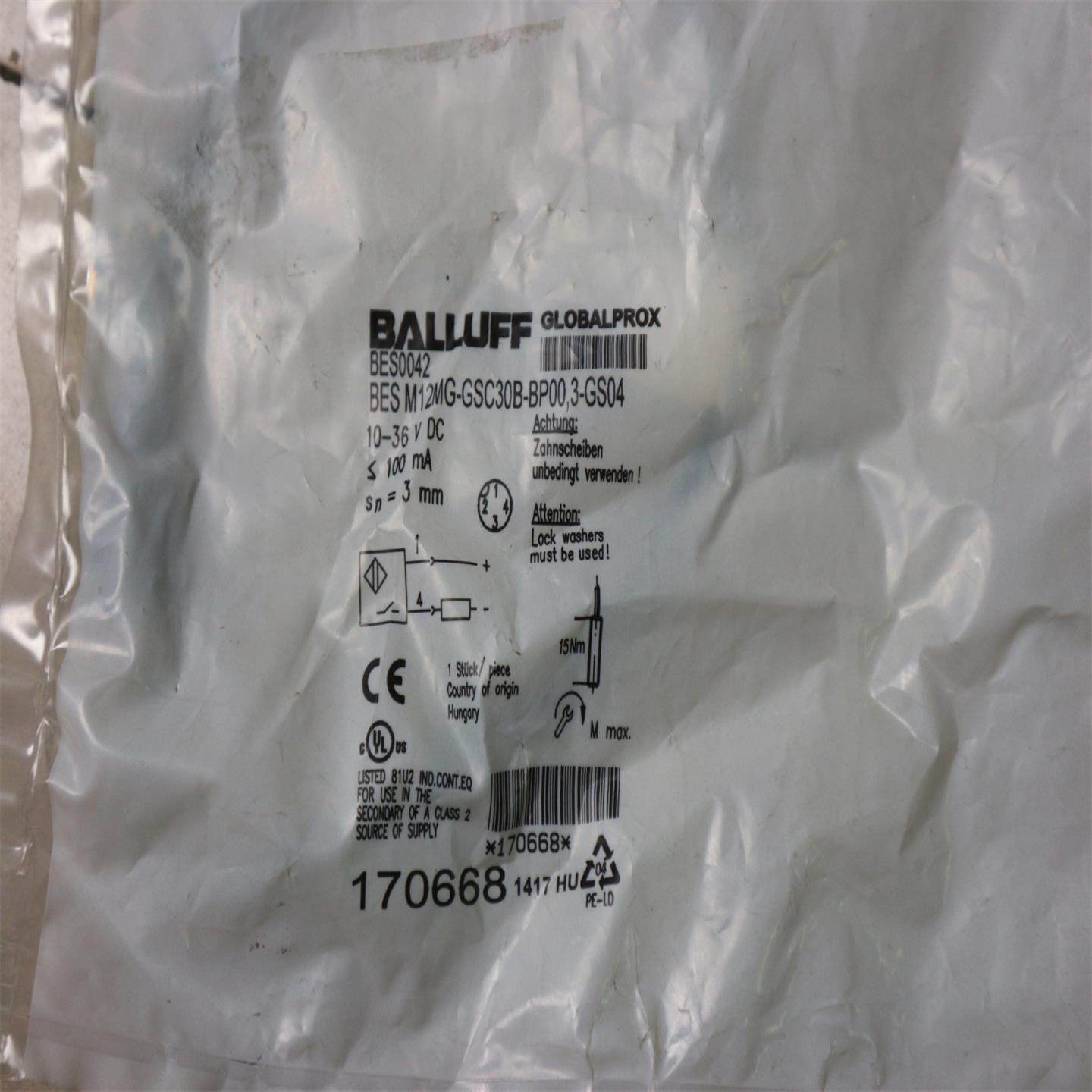 全新原装 巴鲁夫 BES0042  BES M12MG- GSC30B-BP003-GS04 现货