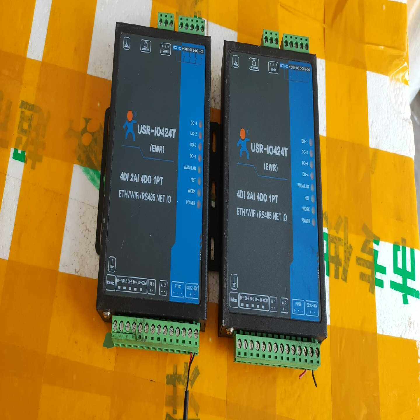 现货USR-IO424T-EWR网络IO控制器继电器以太网W-议价