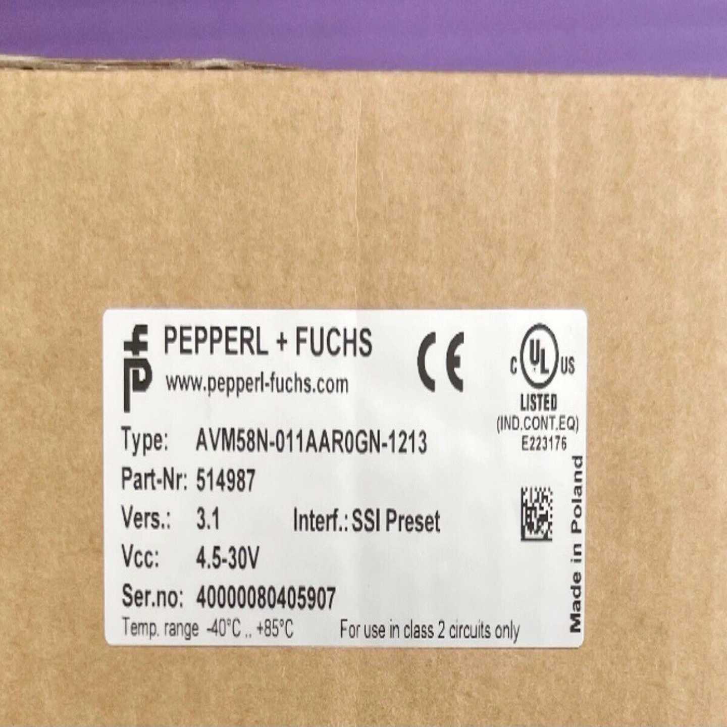 AVM58N-011AAR0GN-1213编码器 倍加福P+~询价