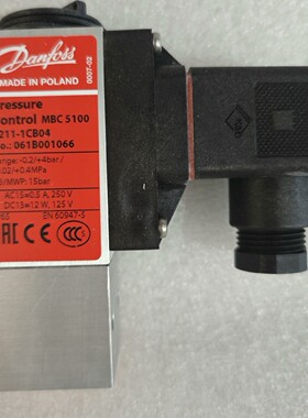 061B001066丹佛斯压力开关，--议价商品