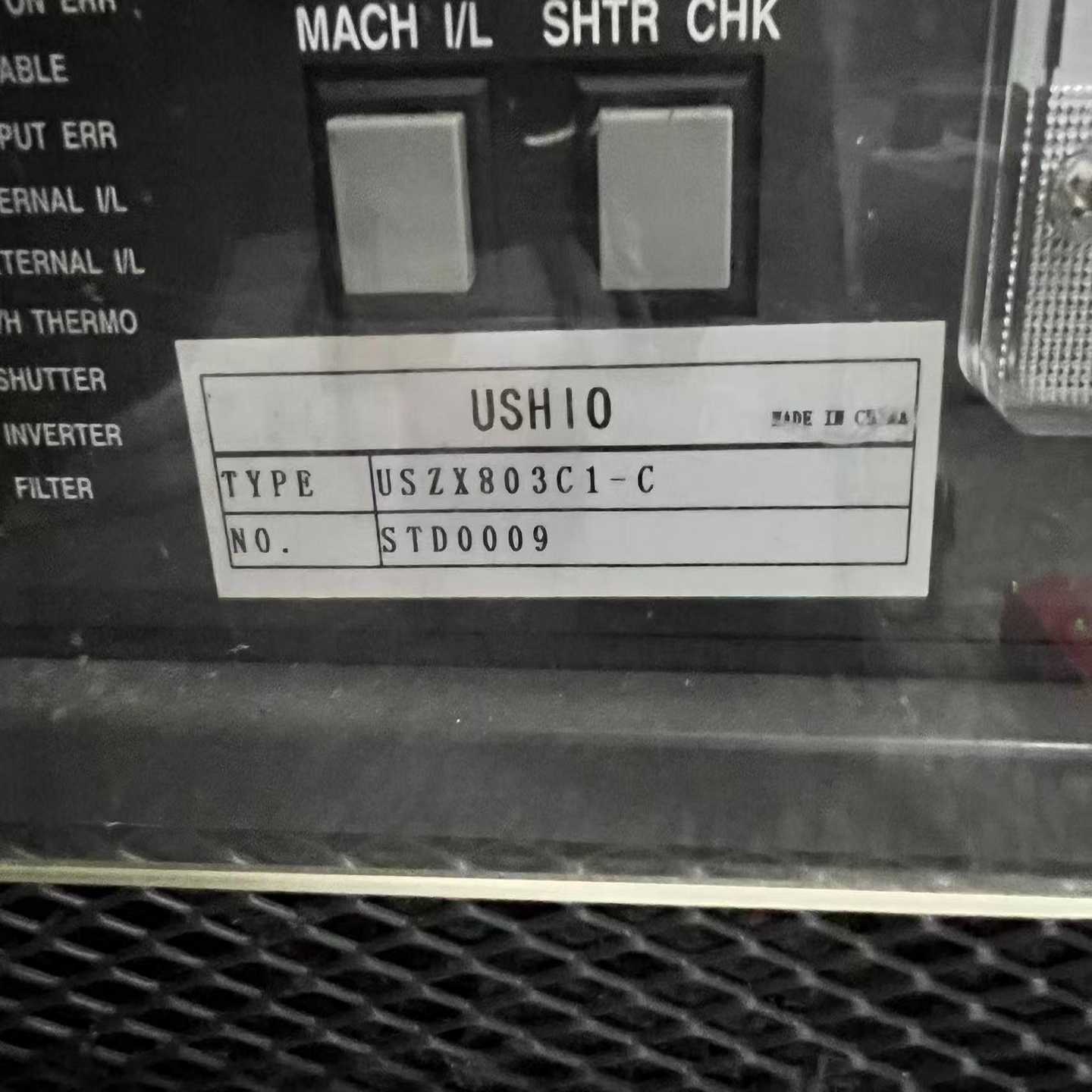 USHIO汞灯电源USZX803C1-C，型号STD0009