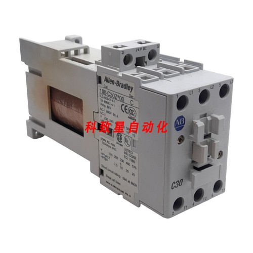 工业配件100-C30ZJ00接触器3极30A 600VAC DIN导轨