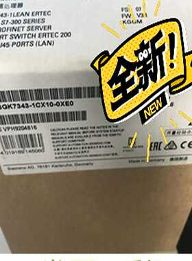 未开封6GK7343-1CX10-0XE0产品质保一年(德峰商行）