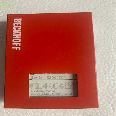 咨询-倍福模块KL4404包装齐全