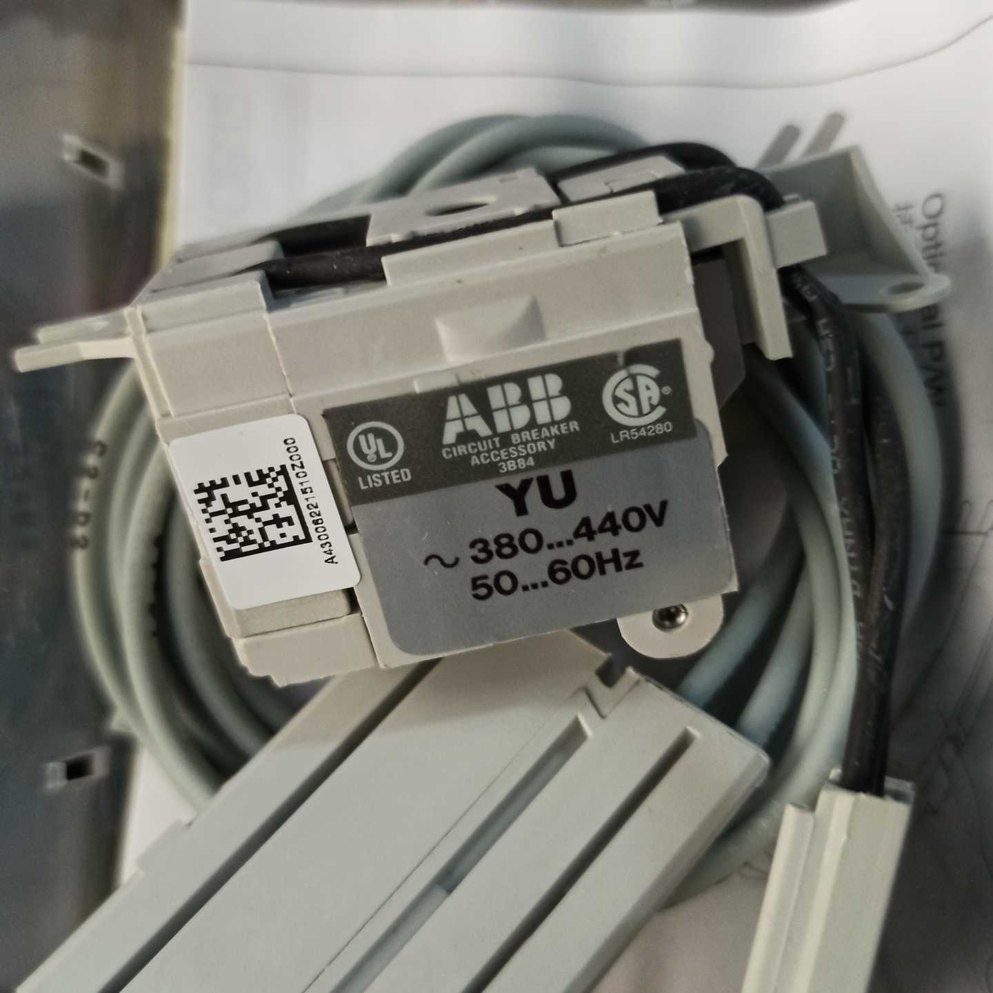 ABB塑壳断路器附件，分励脱扣器，欠压脱扣器，辅助触点 适应~