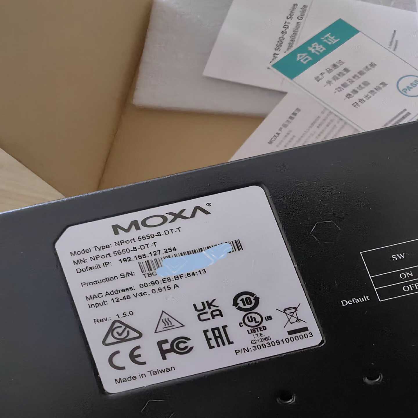 NPORT5650-8-DT-TMOXA全新现货优--议价商品
