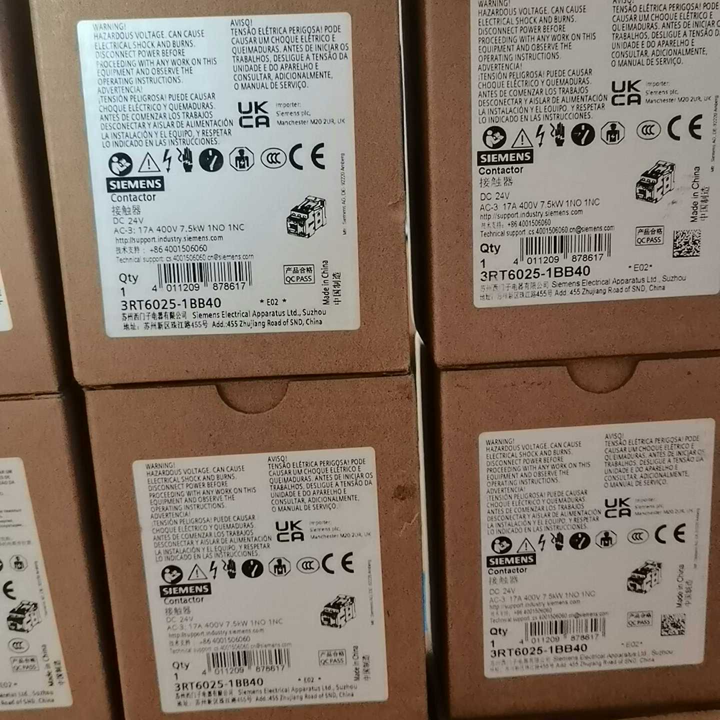 3RT6025-1BB40低压接触器询价