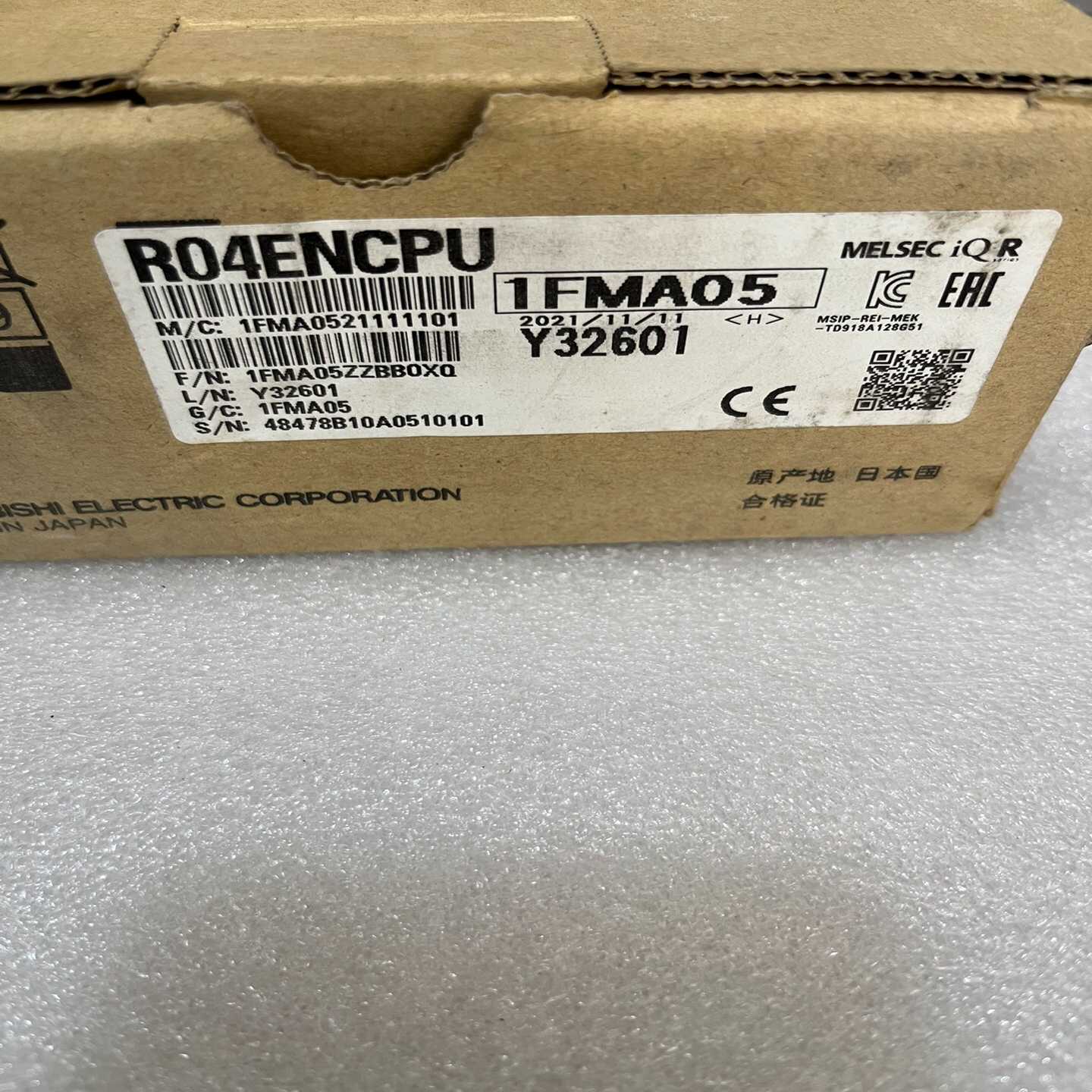 三菱可编程控制器扩展模块，型号R04ENCPU，包原装全新正