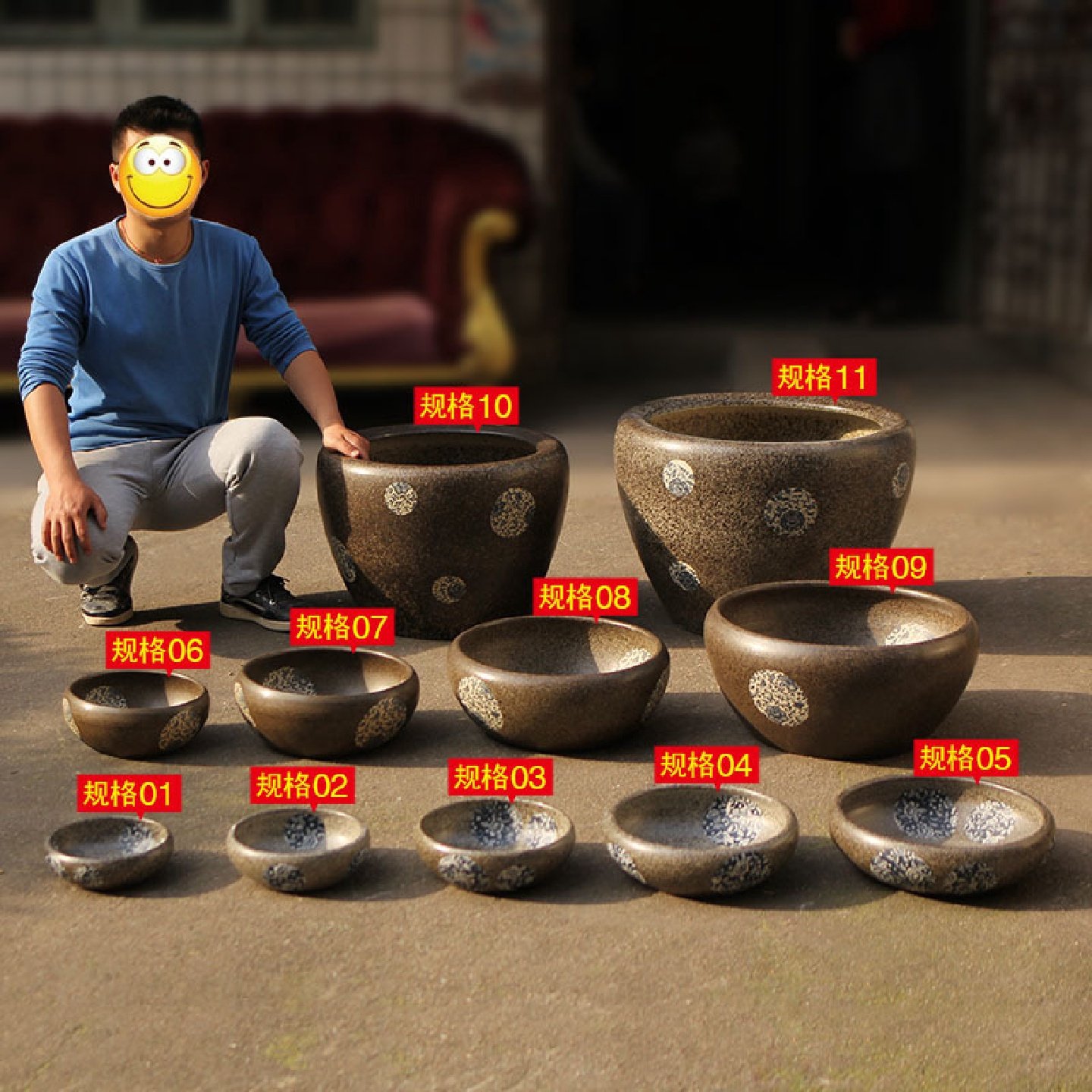 景德镇陶瓷金鱼缸乌龟缸荷盆睡莲碗莲花盆大号瓷盆水仙水培瓷缸,居家布艺,入户地垫,淘宝优惠券,粉丝福利购,淘宝优惠卷