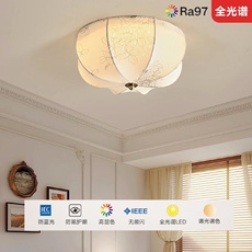 法式复古卧室吸顶灯美式走廊过道灯衣帽间书房入户玄关阳台布艺灯