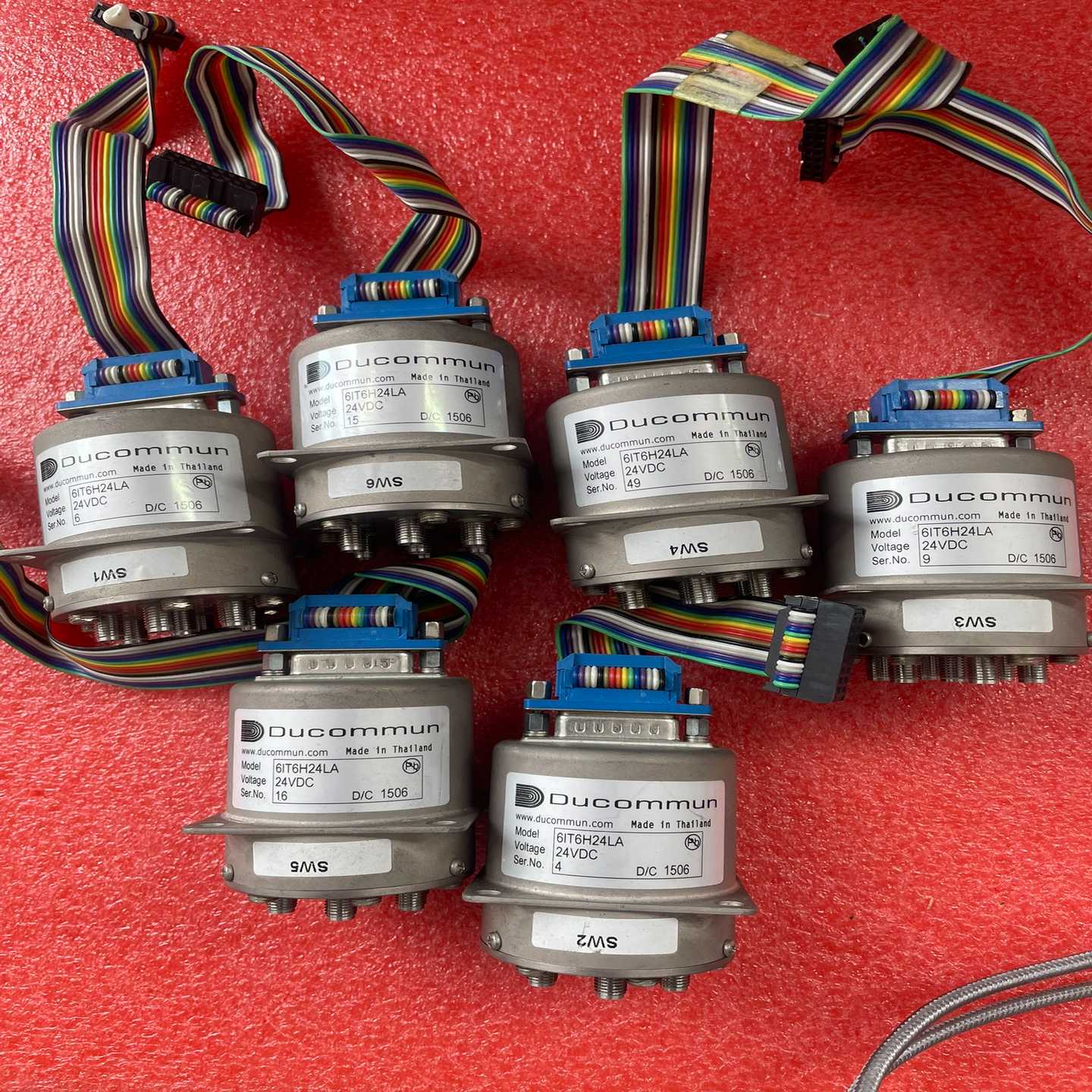 Ducommun射频同轴开关6IT6H24LA  24V【侨报商行】
