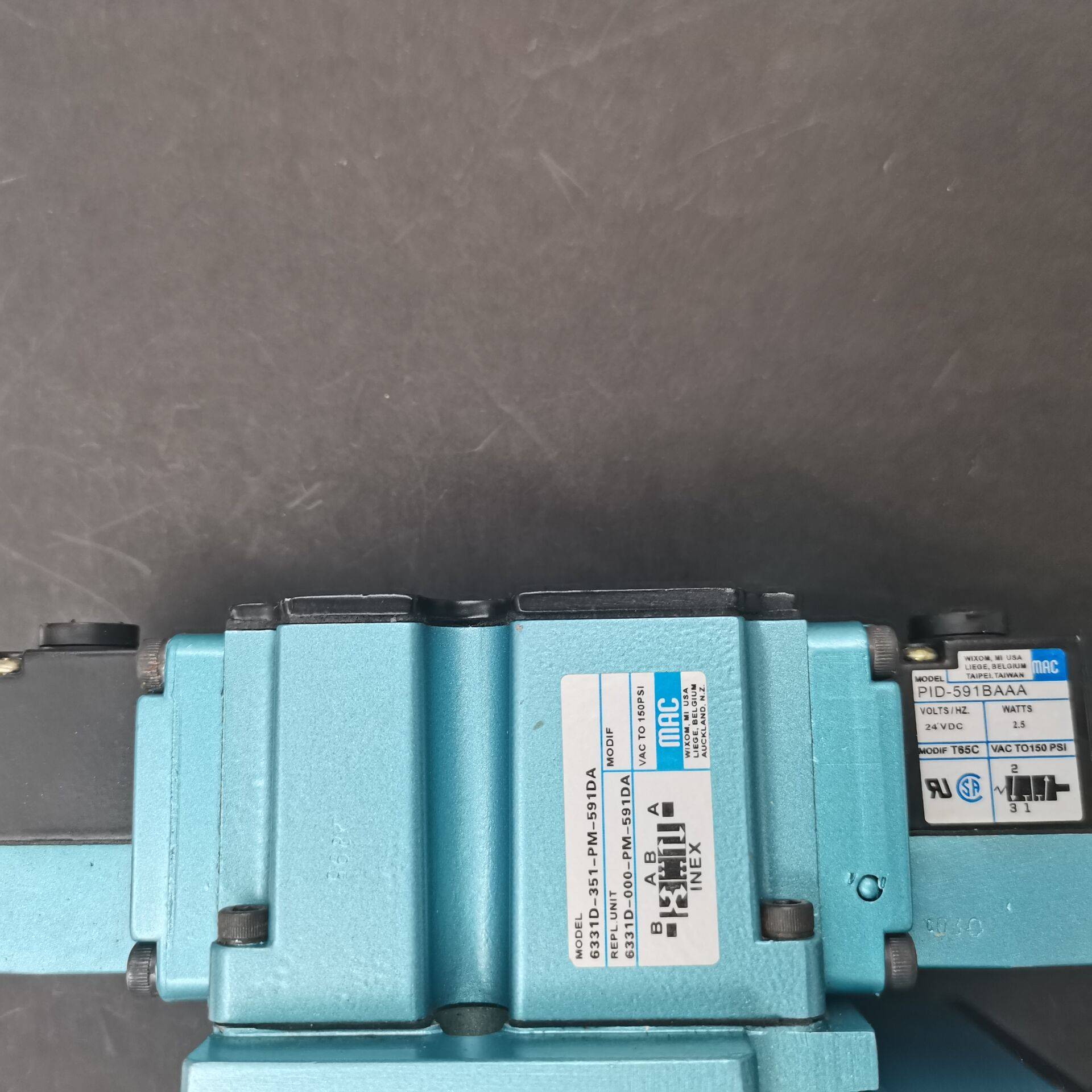配件现货销售美国进口MAC电磁阀6331D-000-PM-591DA351PI议价