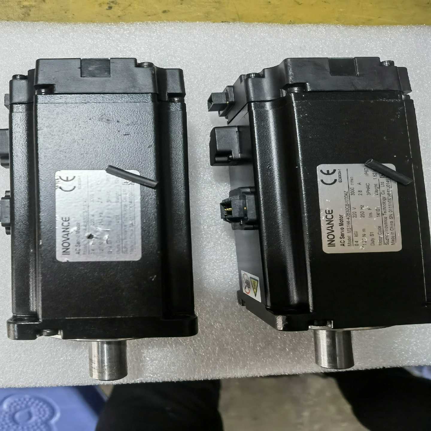 议价汇川伺服电机,400w刹车电机MS1H4一40B30CB一M