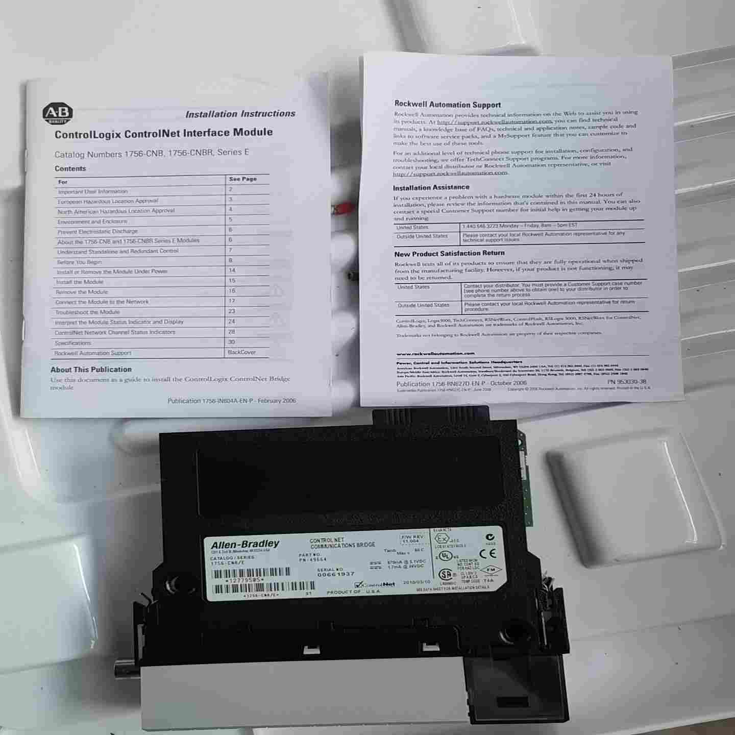 罗克韦尔模块1756－CNB/E   备用件 全新未使用过~议价