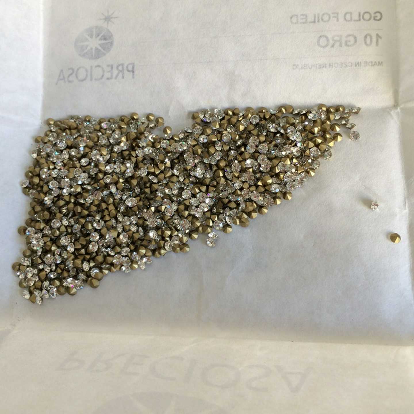 议价捷克PRECIOSA水钻SS12/PP24，一包价格。单价现货/维e修