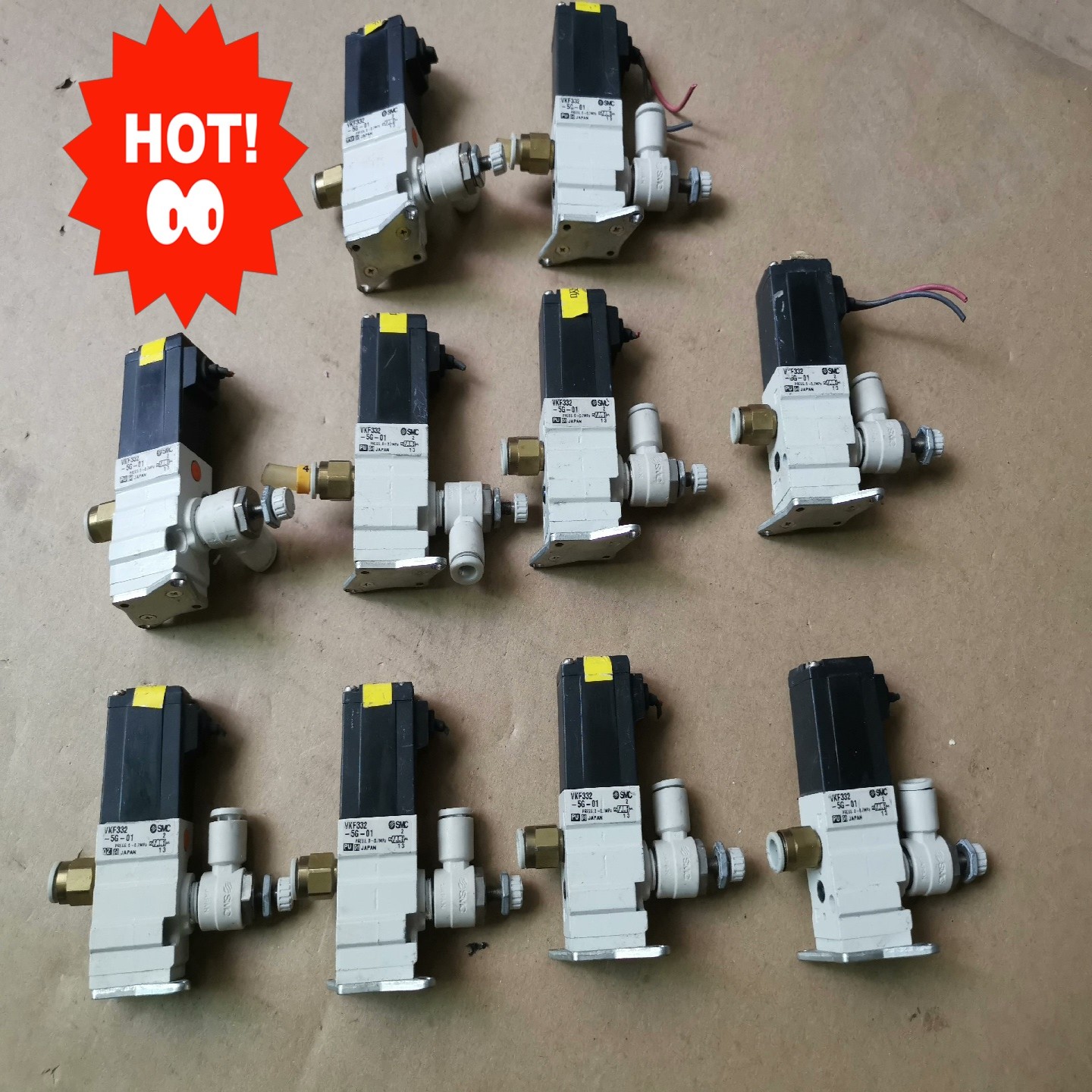 【请询价】SMC电磁阀VKF332-5G-01 实物如图所示单价5