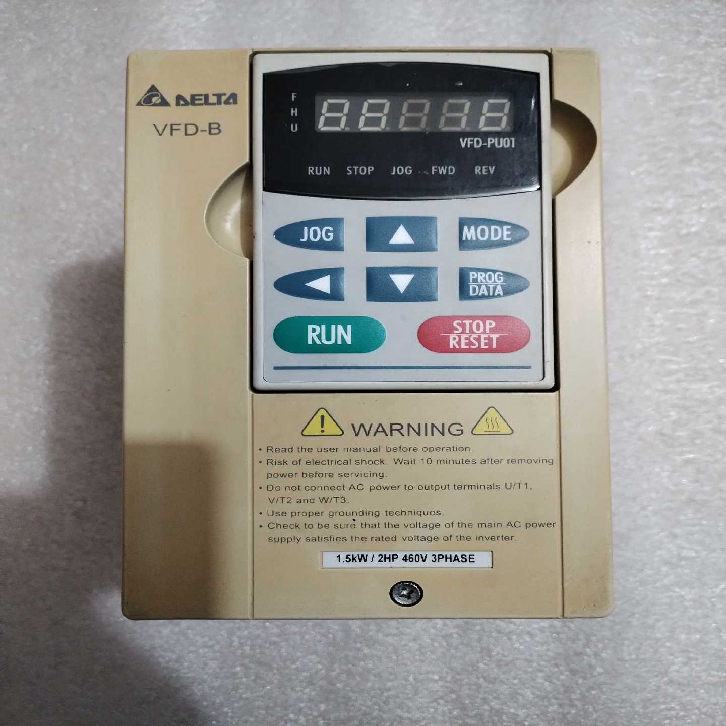 台达变频器VFD015B43A1.5KW380V在位拆【询价】