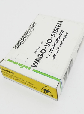 WagoI/OSystem750-602/006-000DC24VPotentialeinspeisung