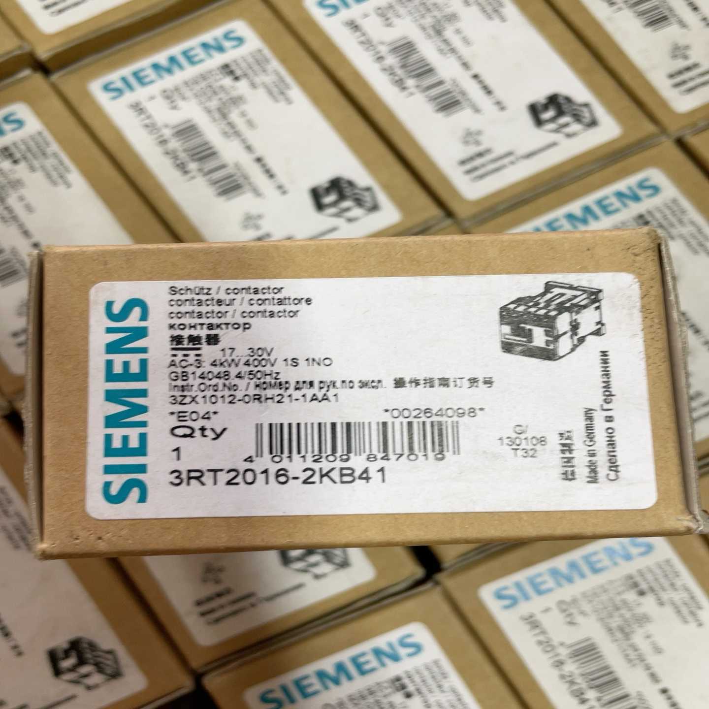 接触器3RT2016-2KB41适用