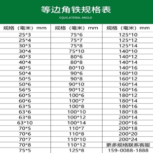 厂家直供镀锌角钢Q235B不等边角钢等边角钢货架三角铁加厚现货