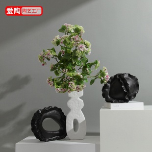 北欧ins水培小花瓶白色创意简约花插马醉木摆件高级感工厂批发