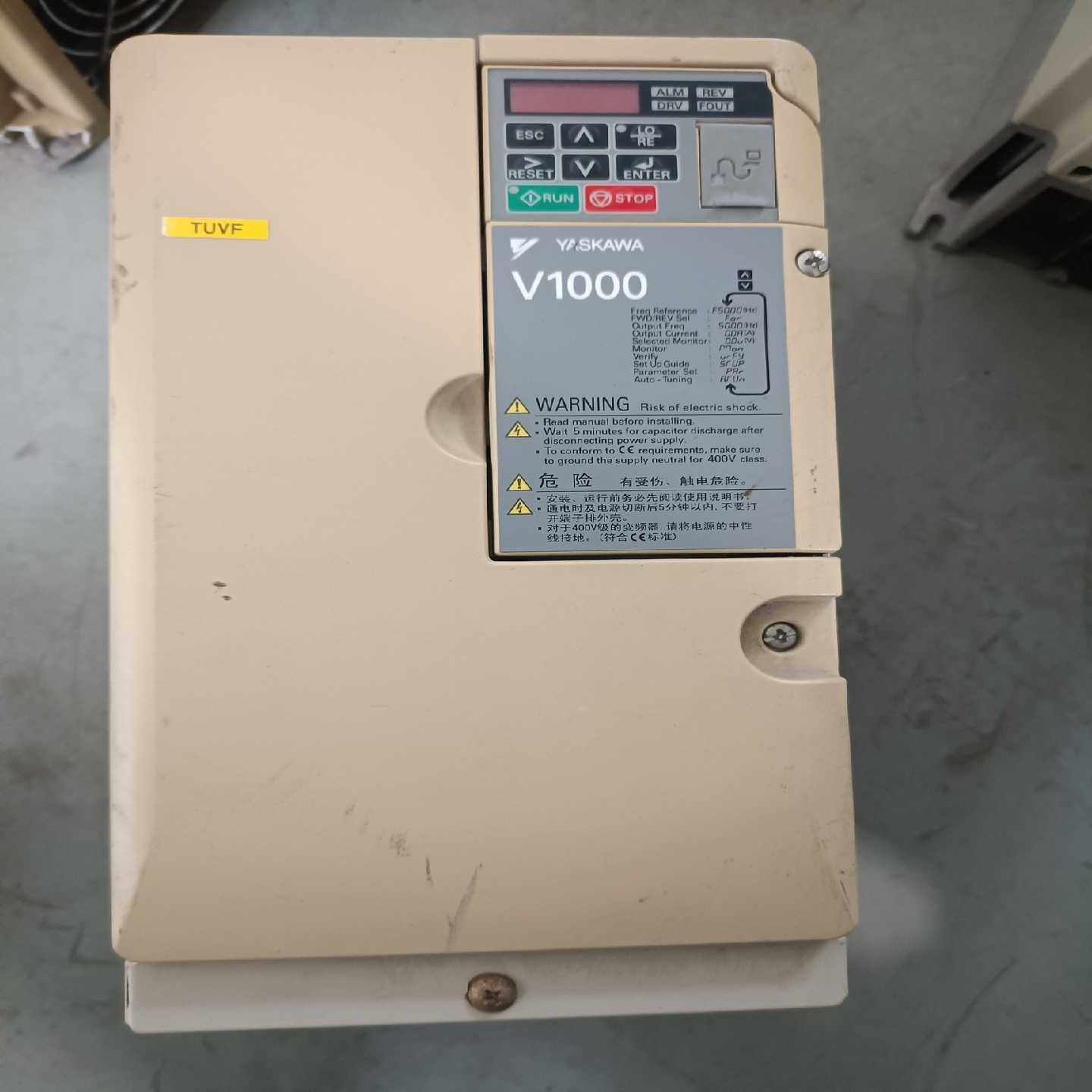 【议价】安川变频器CIMR-VB4A0023FBA11KW/7.5适用