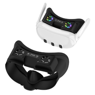 MetaQuest3VR头盔散热风扇Oculusquest3VR眼镜遮光面罩RGB灯
