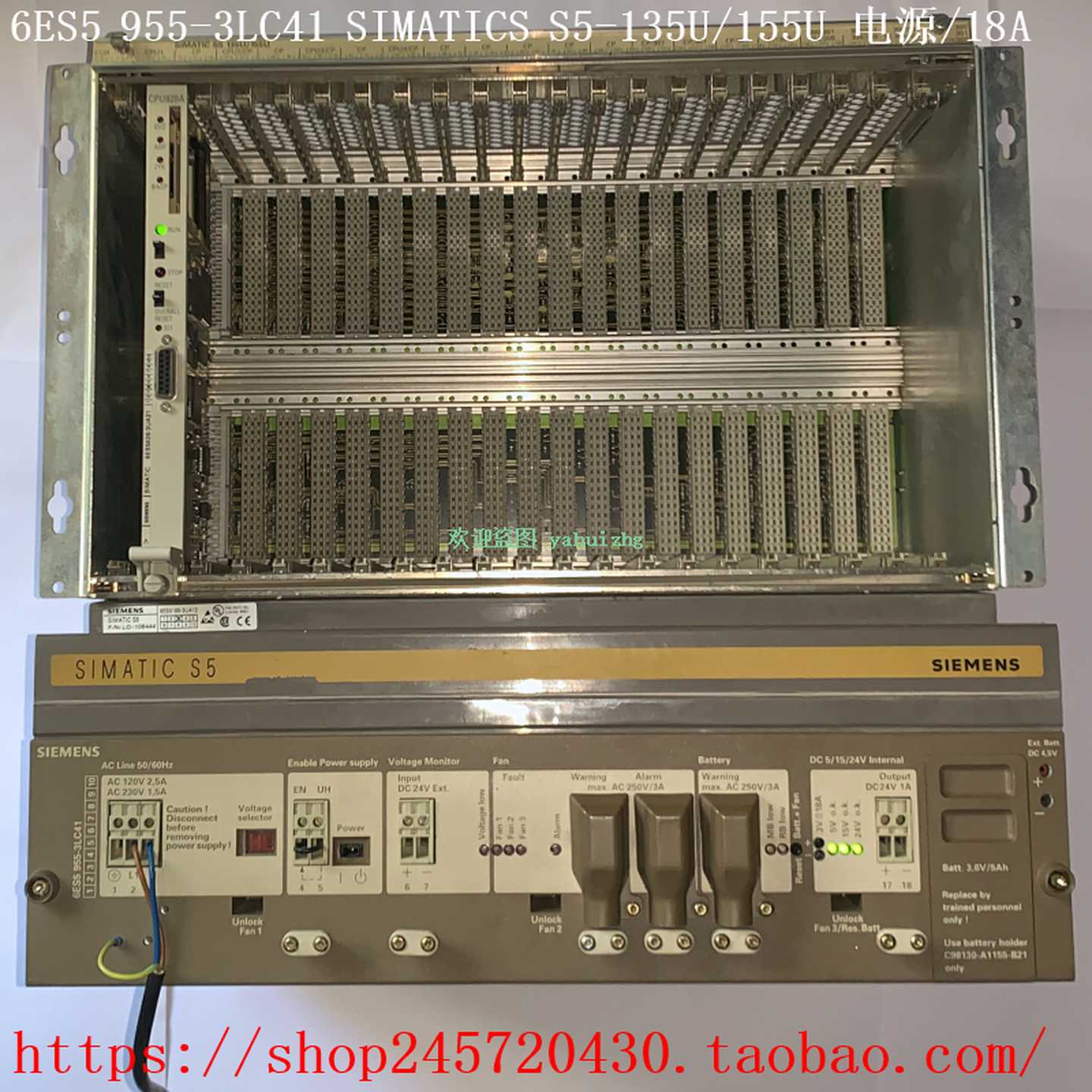 6ES5955-3LC126ES5955-3LC12西门子SIMATICS5-135U/155U电源