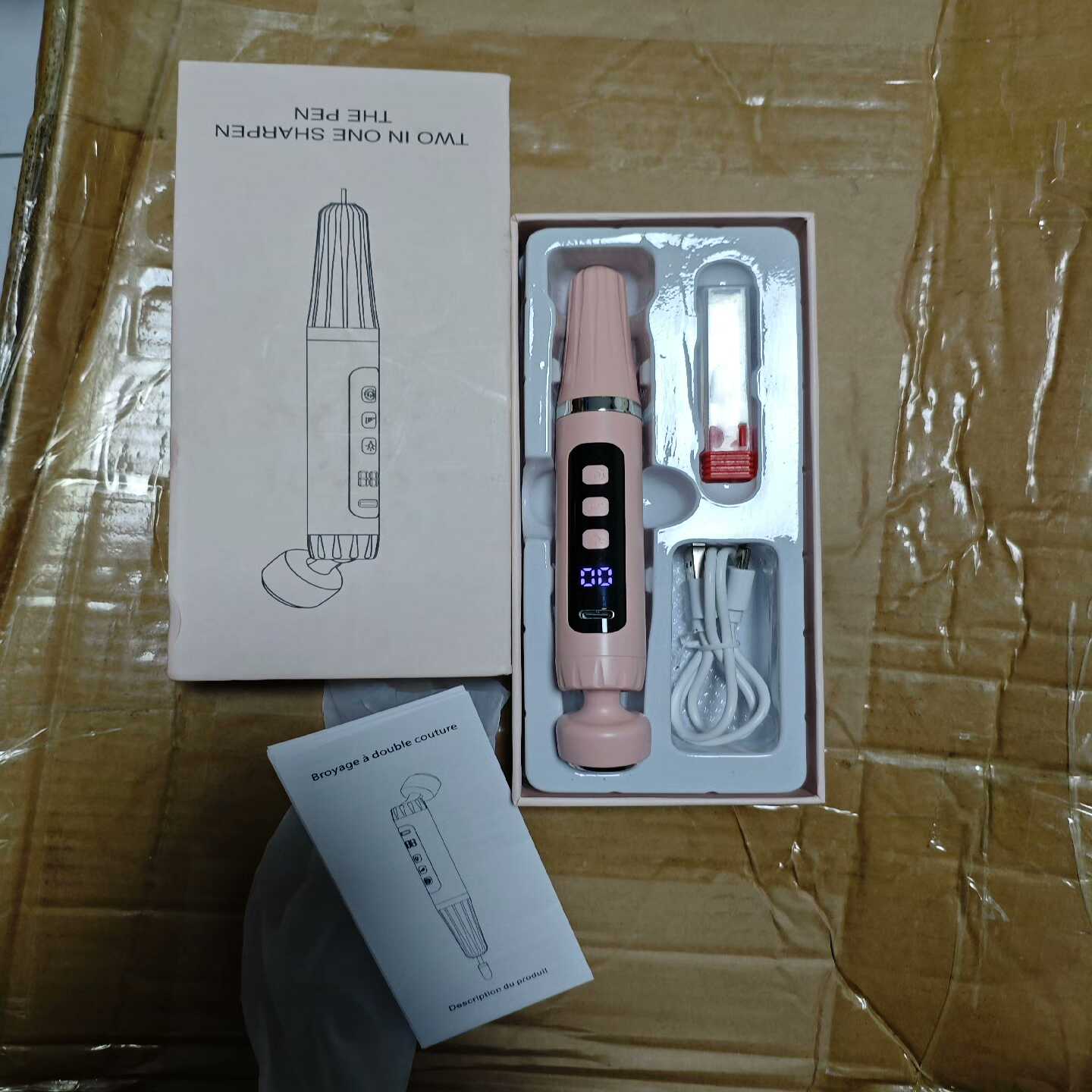 议价二合一打磨笔R光疗灯笔全新如图送一个陶瓷打磨头现货/