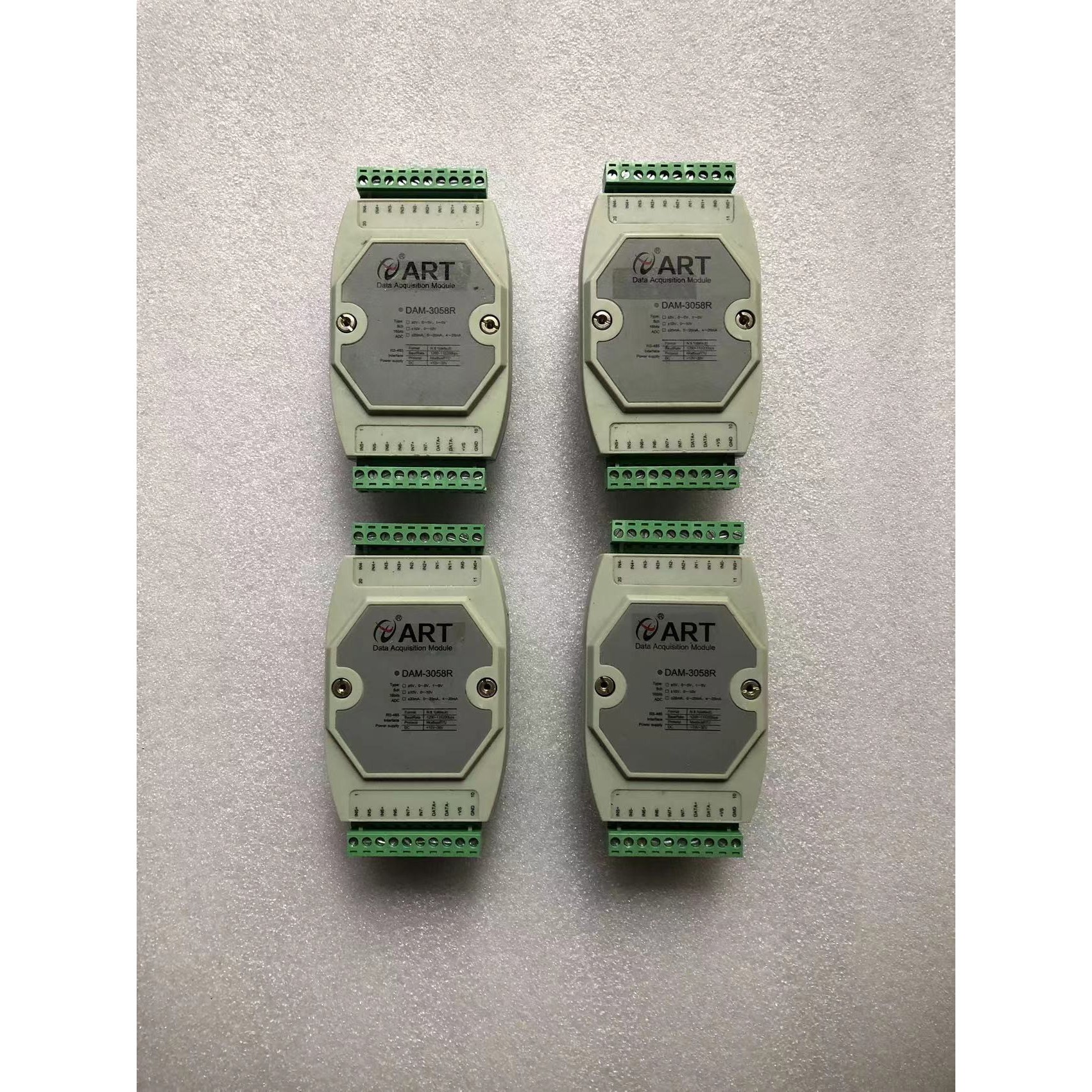 售前询价阿尔泰DAM－3058R输入输出模块ART成色和尺寸如图质