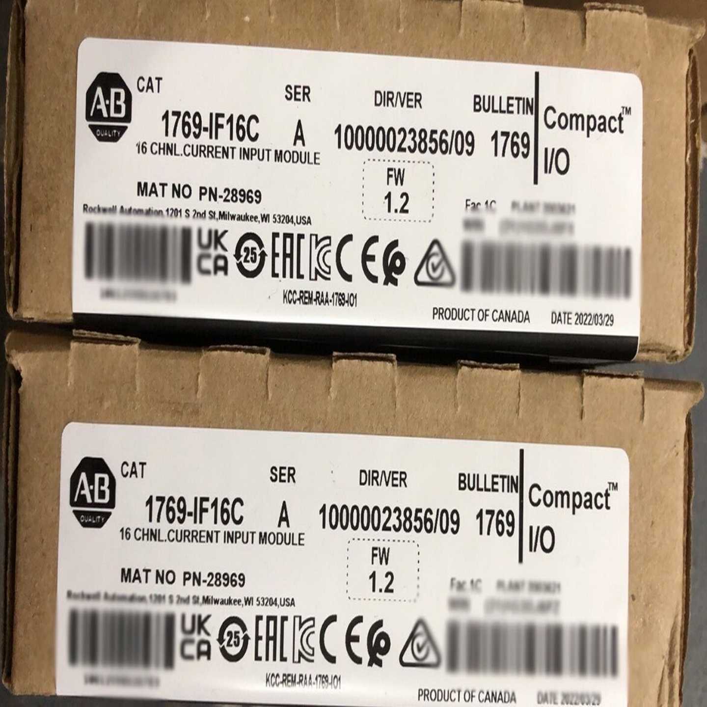 1769-IF16CAllen-Bradley罗克韦尔询价