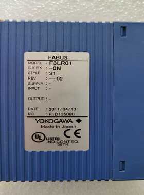 YOKOGAWA横河F3LR01-0N9个包询价
