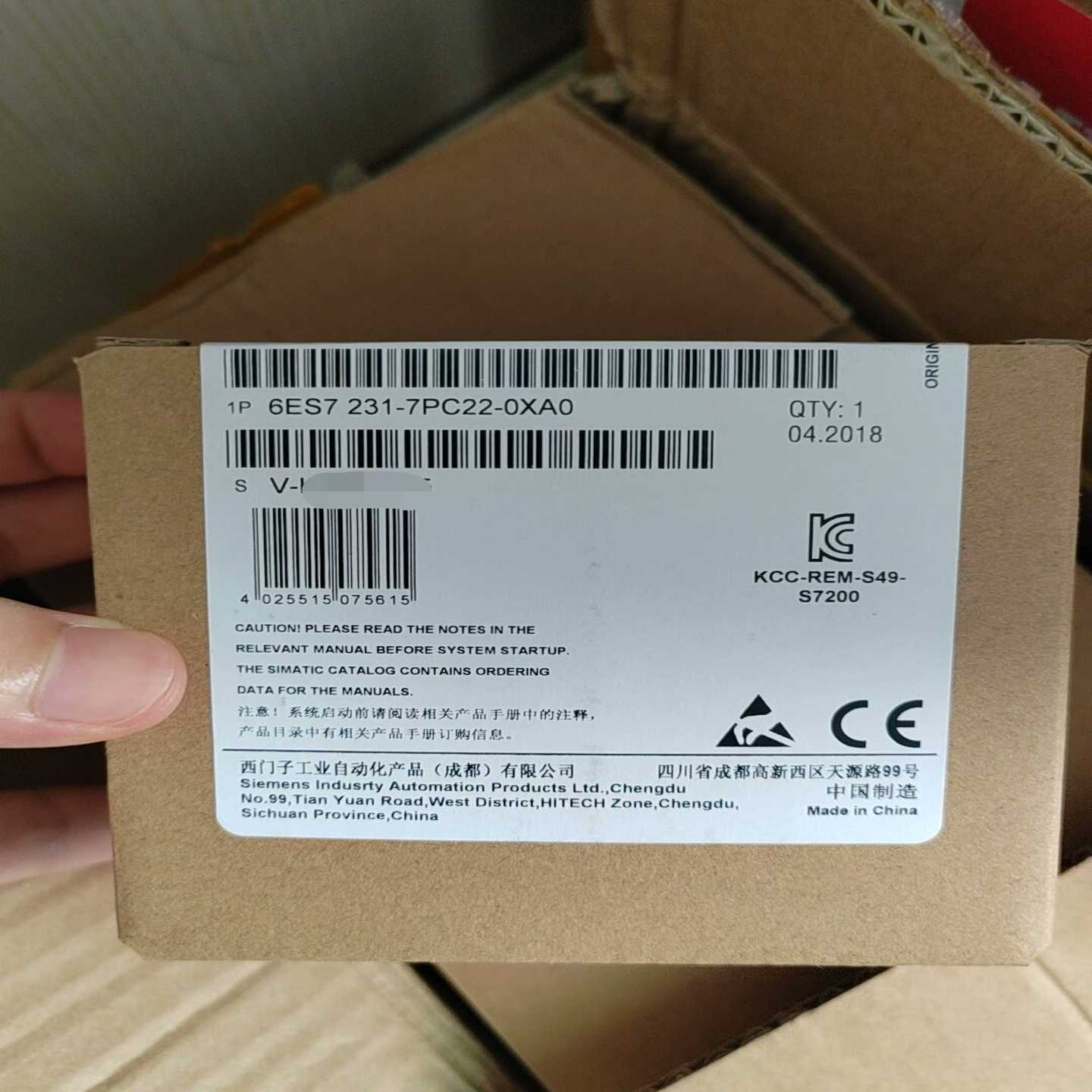 【议价】6ES7231-7PC22-0XA0未拆适用