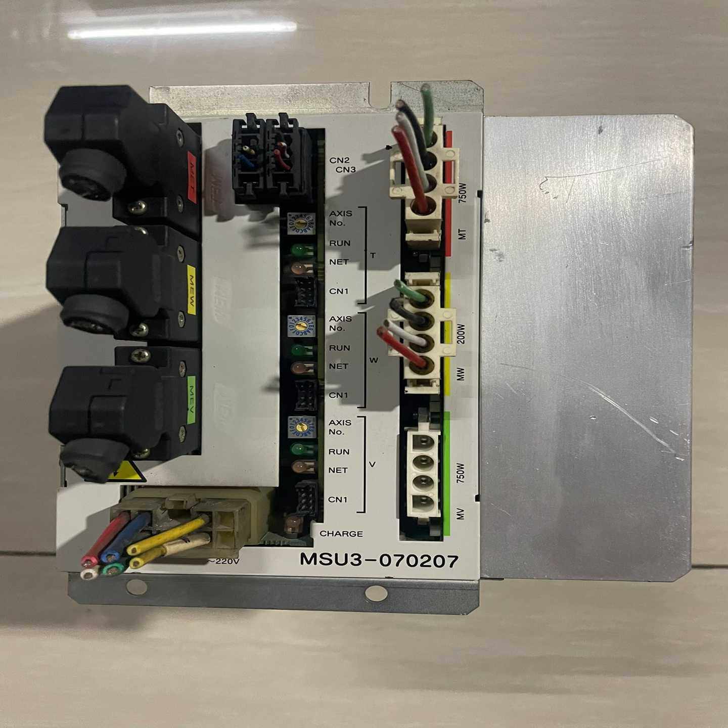 议价STAR斯达机械手伺服器MSU3-070207 拆机包好，没