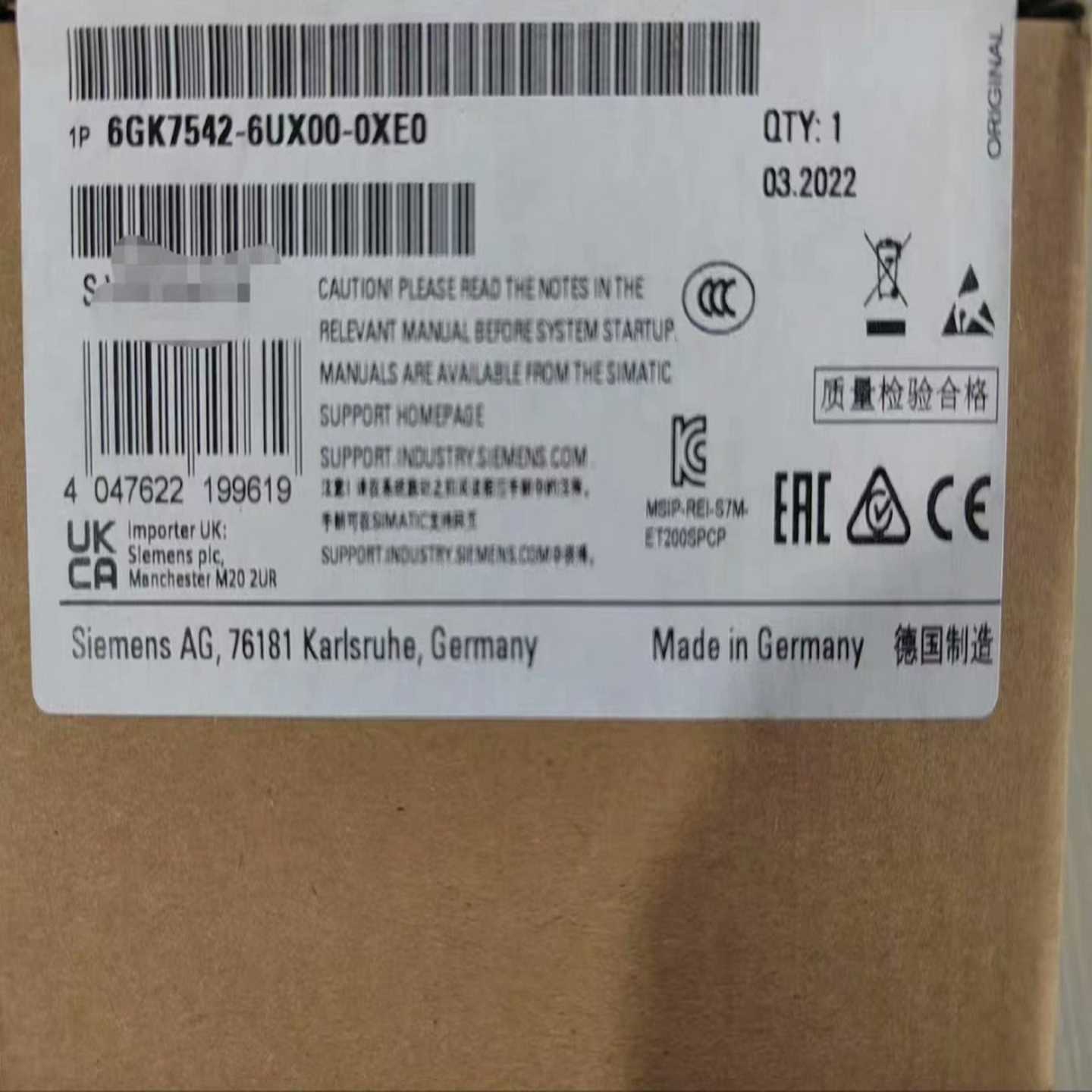 6GK7542-6UX00-0XE0~询价