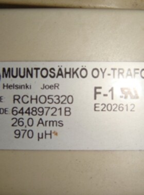 售前询价议价ACS800配件 RCHO5320 直流电抗器TRAFAX RCHO5320