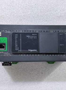 施耐德TM241CEC24UPLC，功能正常，成色如图，轻--议价商品