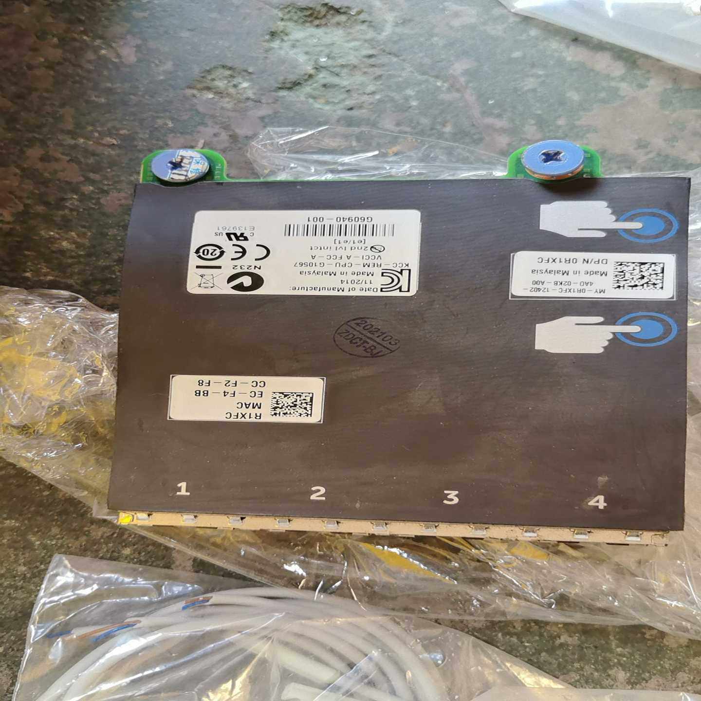 DELL原装R1XFC四口千兆网卡，IntelI350AM