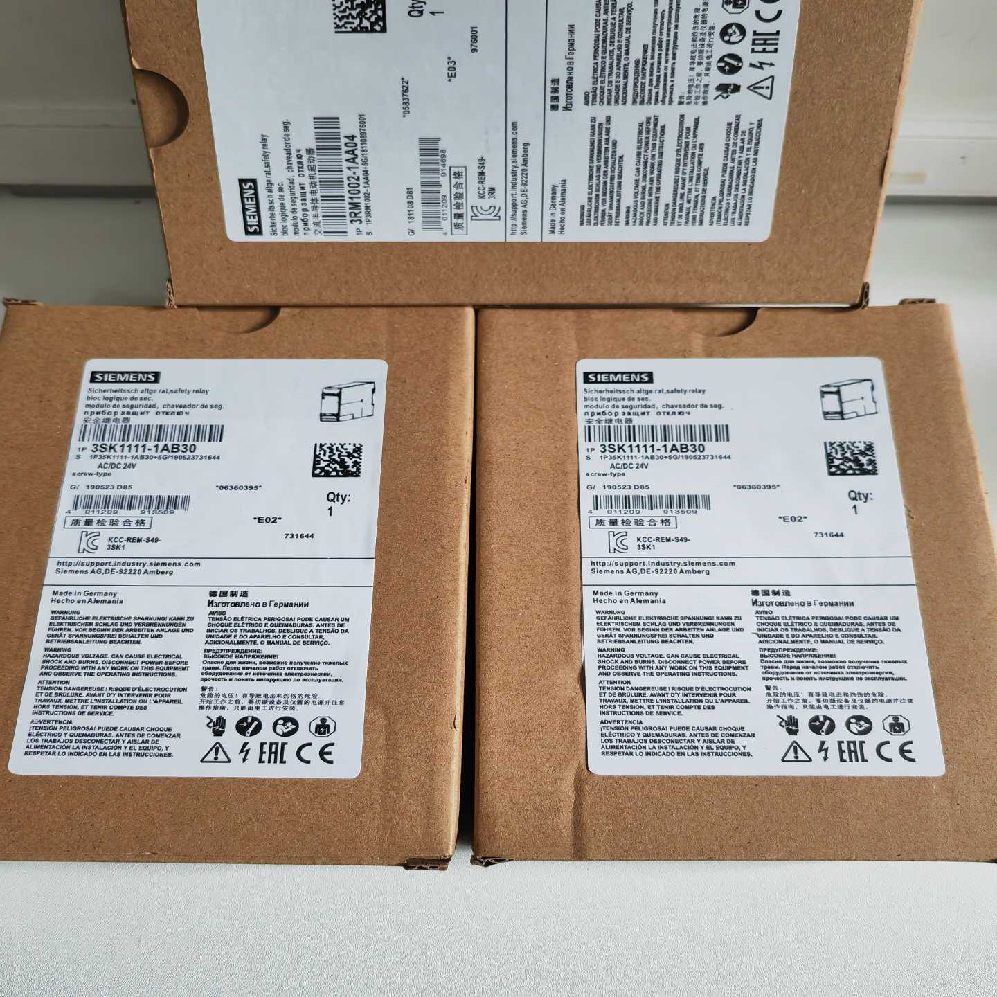 【议价】德国安全继电器3SK1111-1AB303SK112适用