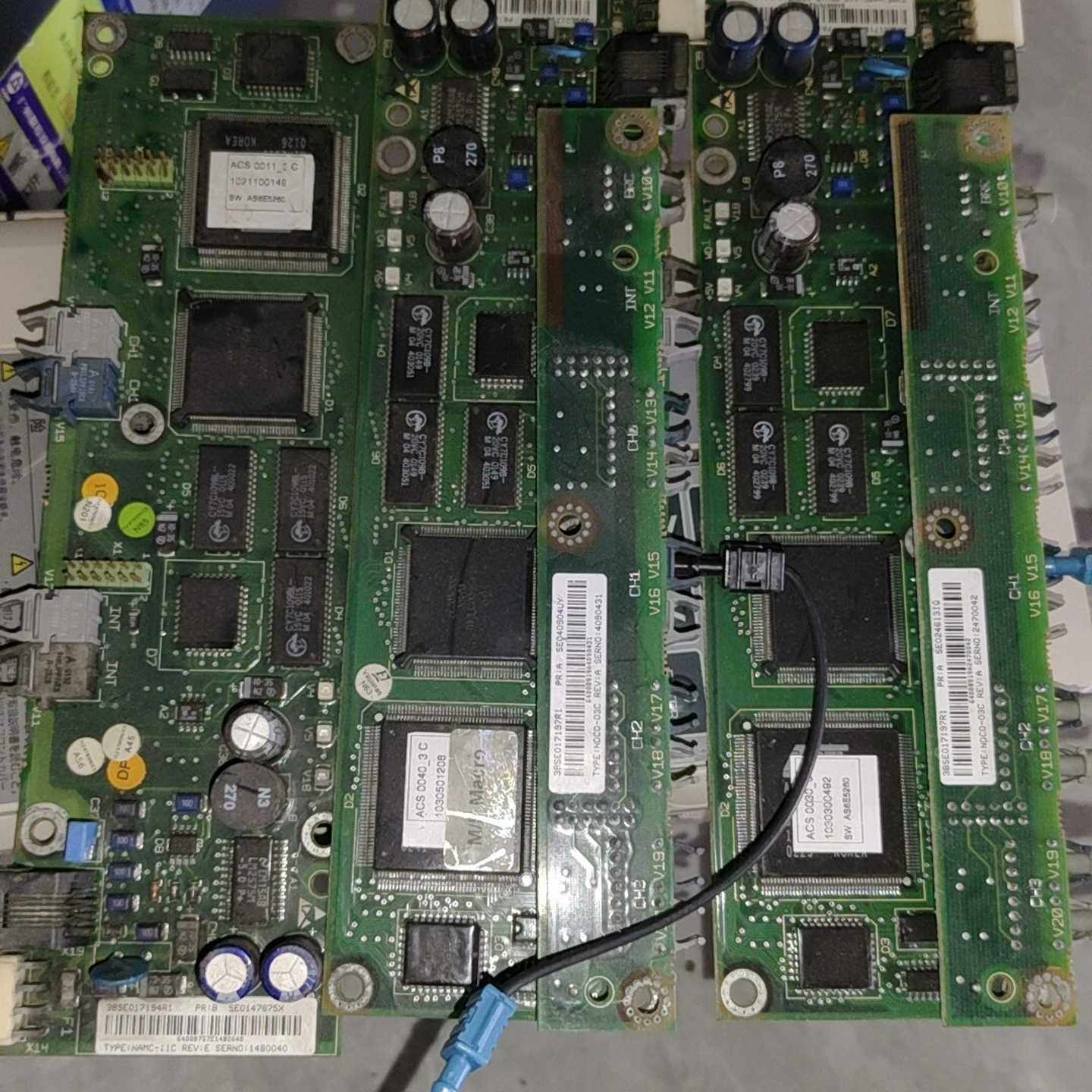 寻..ABBACS600变频器主板/CPU板NAMC-11C三块
