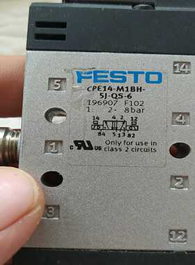 （洋洋设备）CPE14-M1BH-5J-QS-6费斯托电磁阀196907