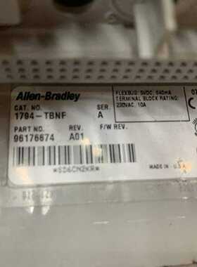 ABPLC模块底座 1794-TBNF议价商品拍前询价