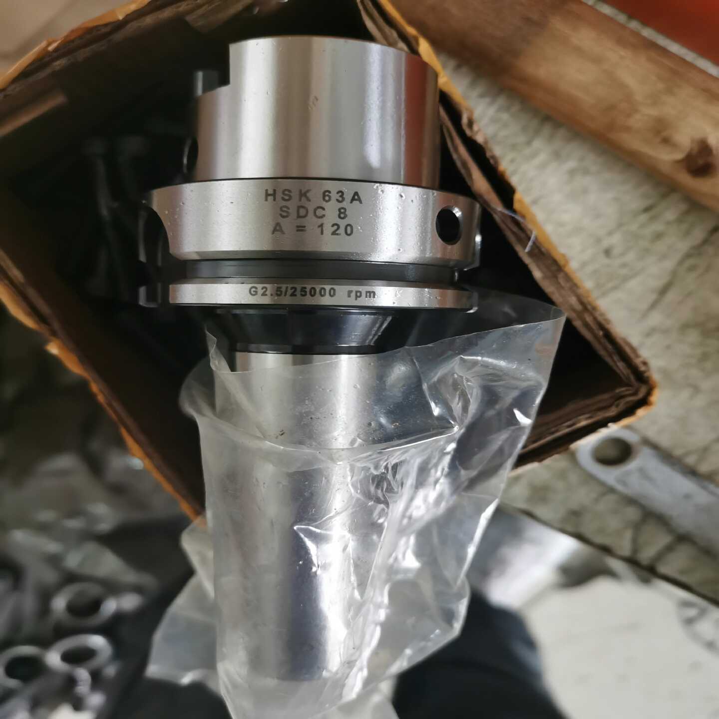 HSK63A后拉刀柄，HSK63A-SDC8-120--议价商品