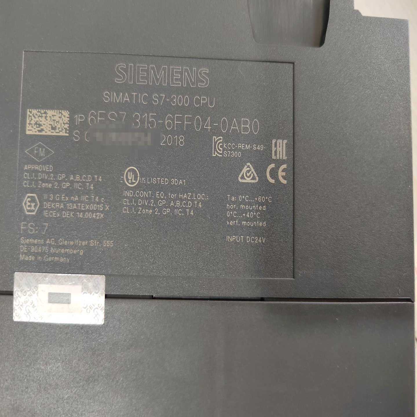 售前询价薇薇设备6ES7315-6FF04-0AB0